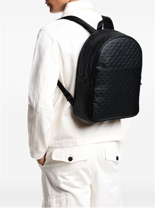 Zaino uomo Emporio Armani nero EMPORIO ARMANI | EM001678AF14774UC001